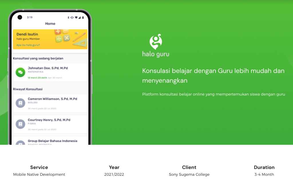 Aplikasi pendidikan dan pembelajaran online