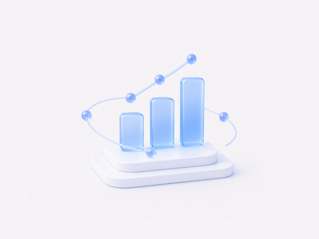 ilustrasi chart up