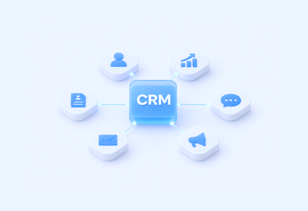 ilustrasi custom crm