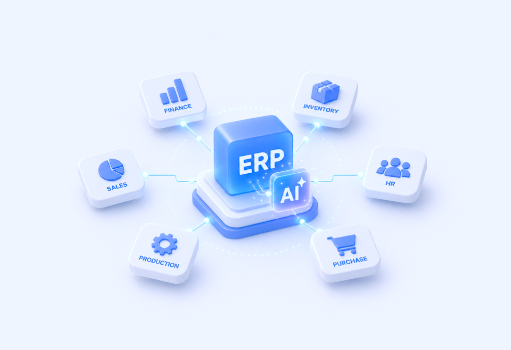 ilustrasi custom erp ai