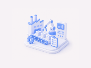 ilustrasi sistem manufaktur